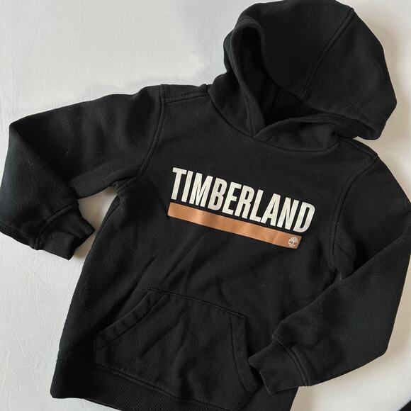 Timberland Black Hoodie Sz 6 - Picture 1 of 5